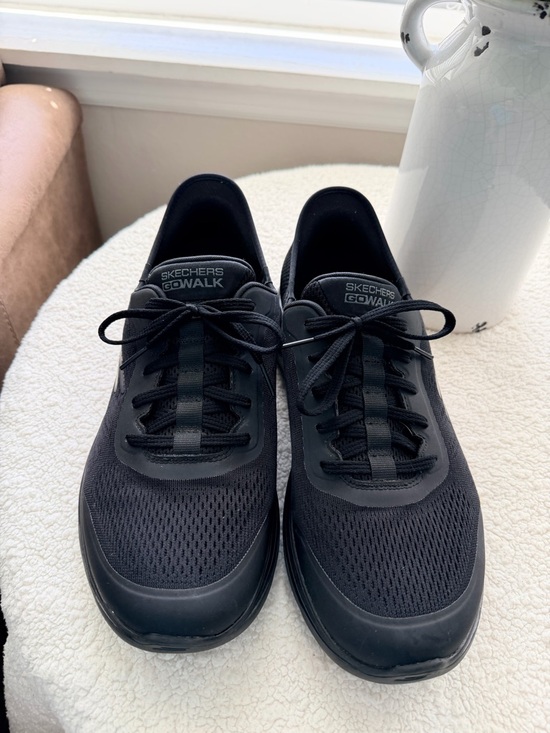 Skechers GOwalk Arch Fit Mens Black Lace Athletic Sneakers Shoes Size 11.slip in - Picture 3 of 7